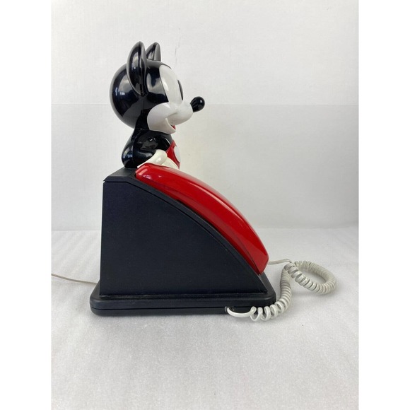 Vintage Mickey Mouse Push Button AT&T Telephone Phone Walt Disney Authentic 13" - Picture 4 of 10